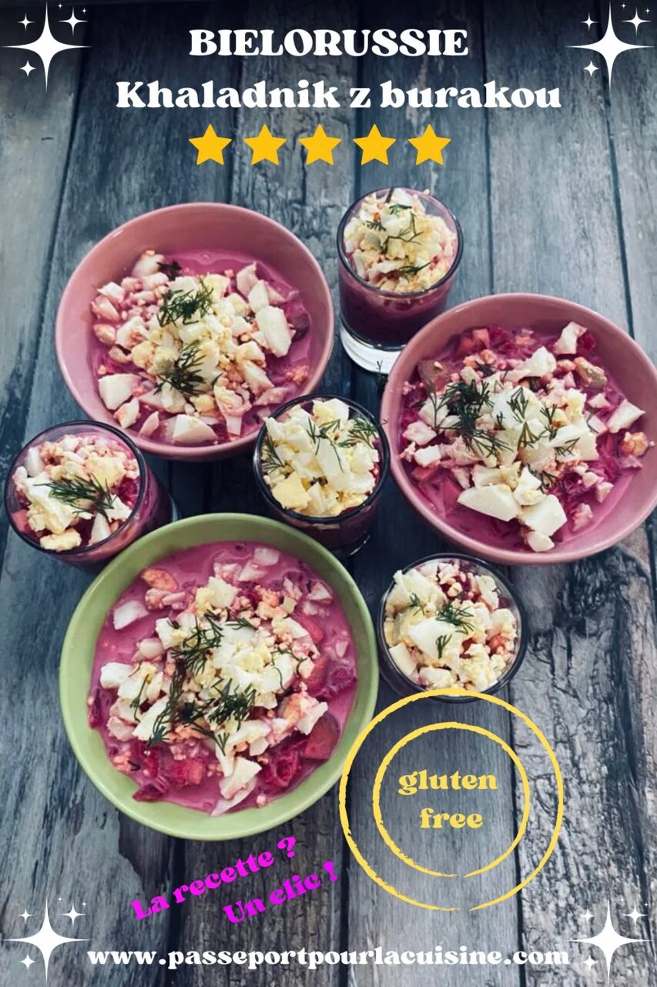 Soupe froide de betteraves biélorusse