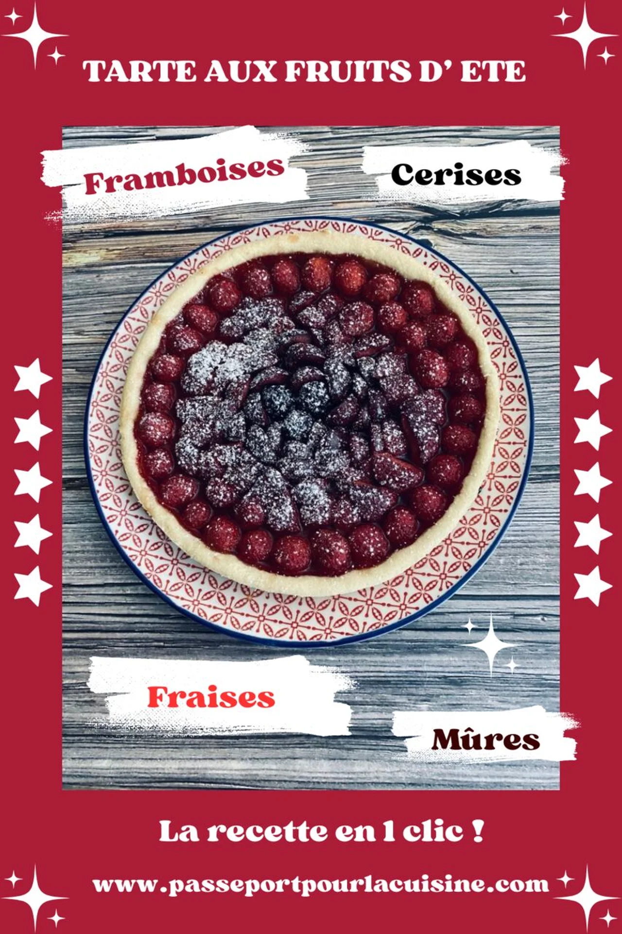 Tarte aux fruits d'été