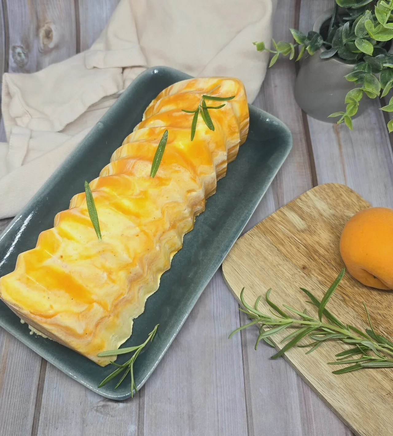 Glace abricot romarin
