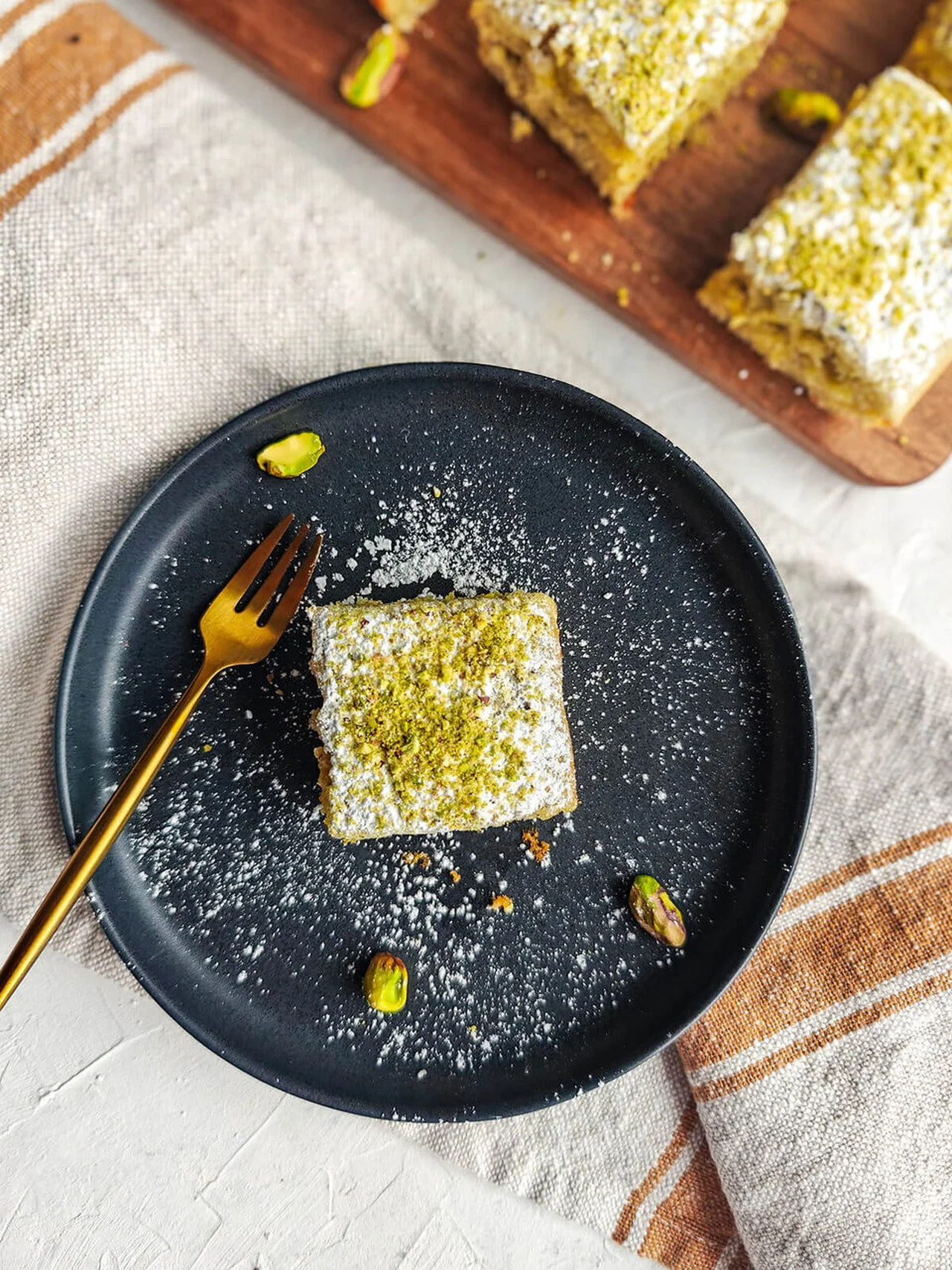 Gâteau à la pistache très moelleux