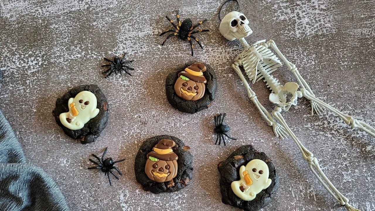 Cookies chocolat d'halloween