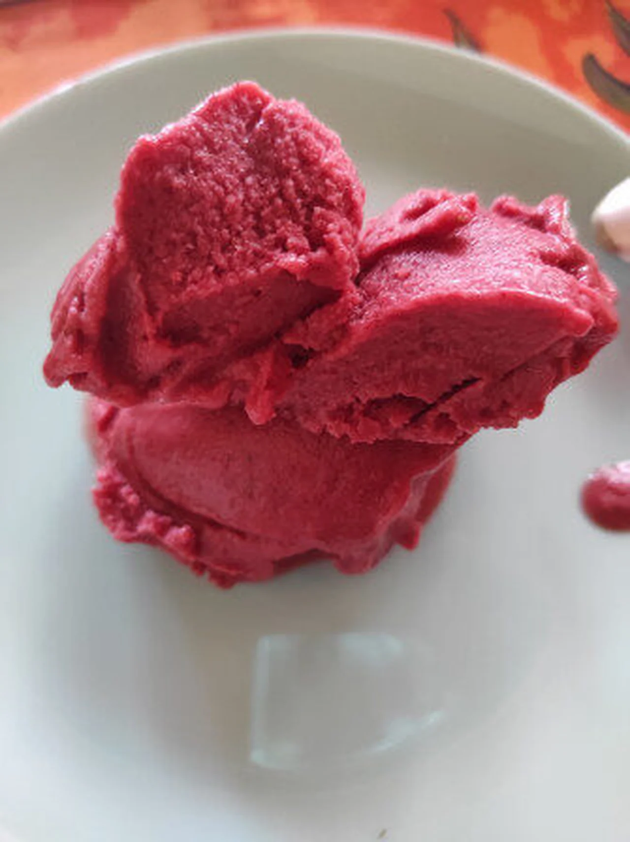 Glace aux fraises