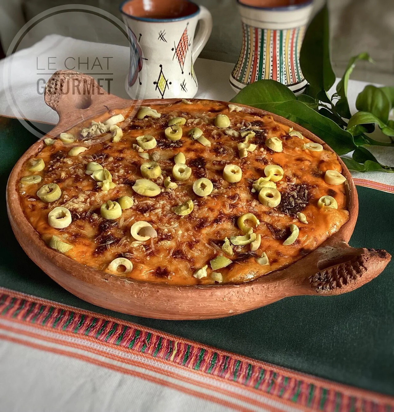 Gratin de pommes de terre et thon à la tunisienne