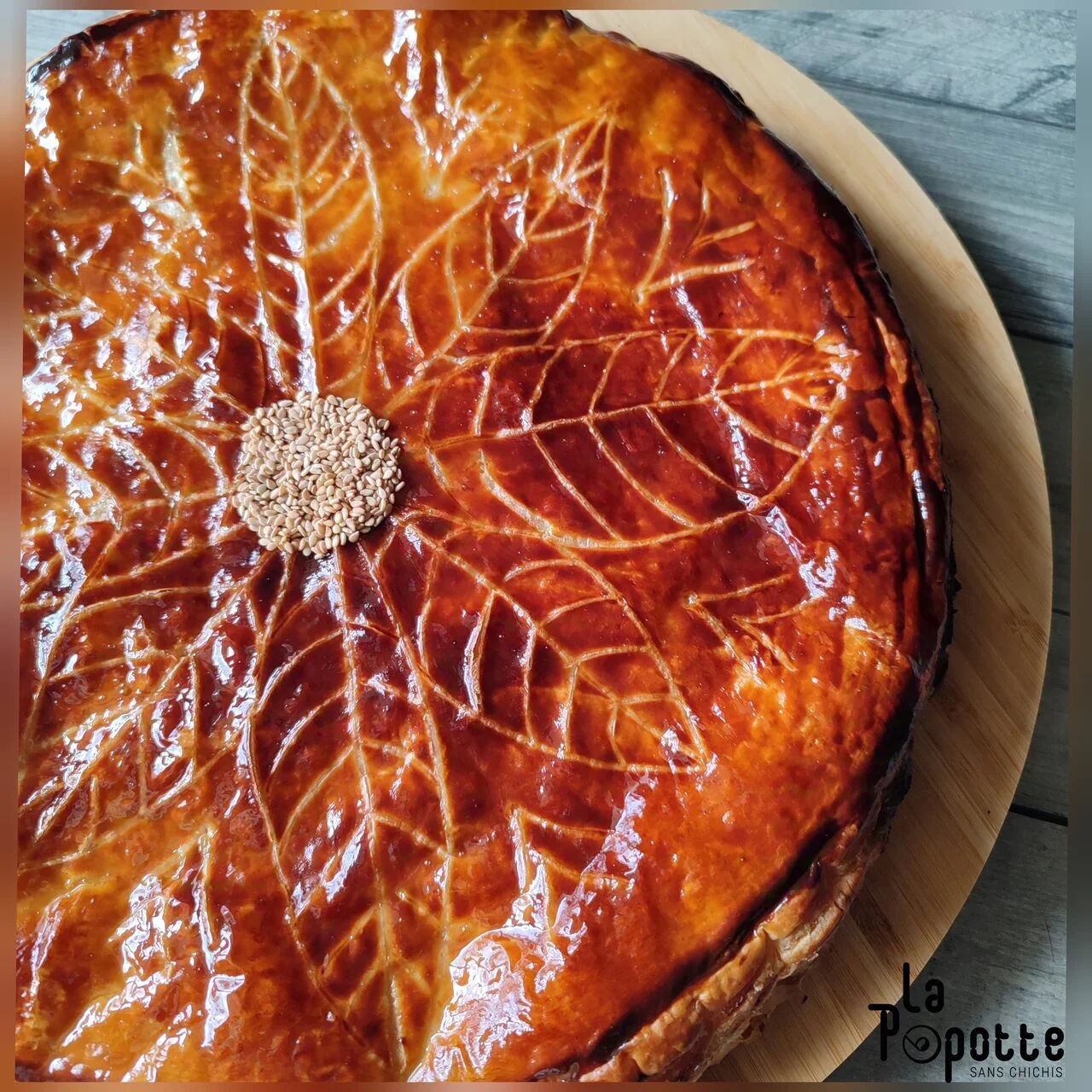 Galette des Rois cédrat sésame