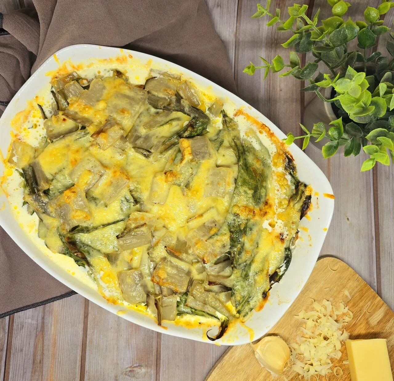 Gratin de blettes au comté