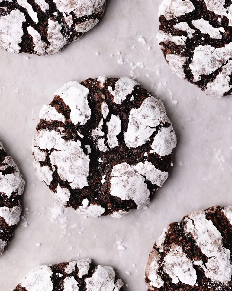 Crinkle cookies