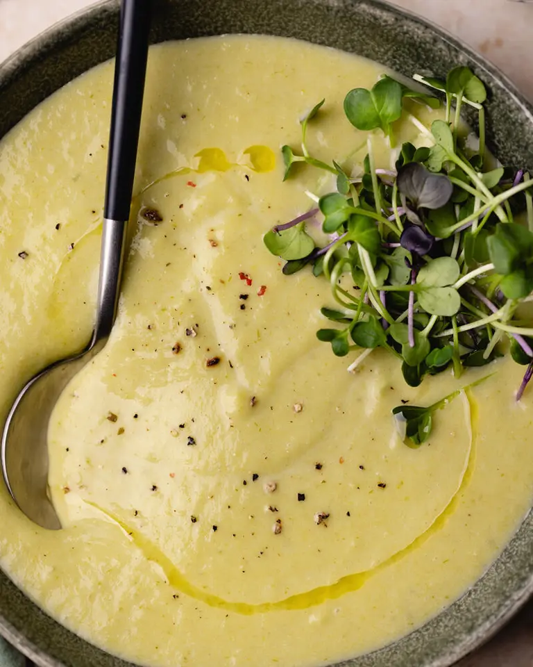 Soupe poireaux et pommes de terre