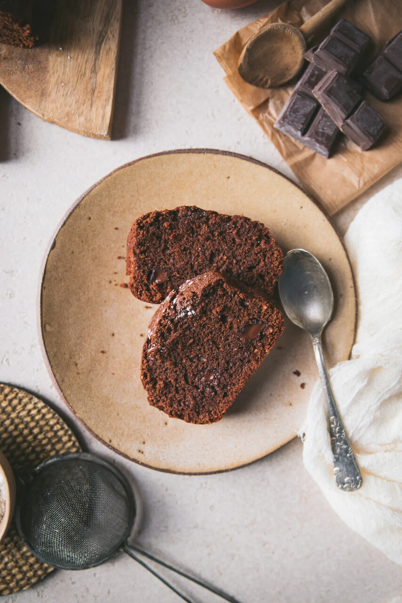 Cake chocolat et poudre d'amande