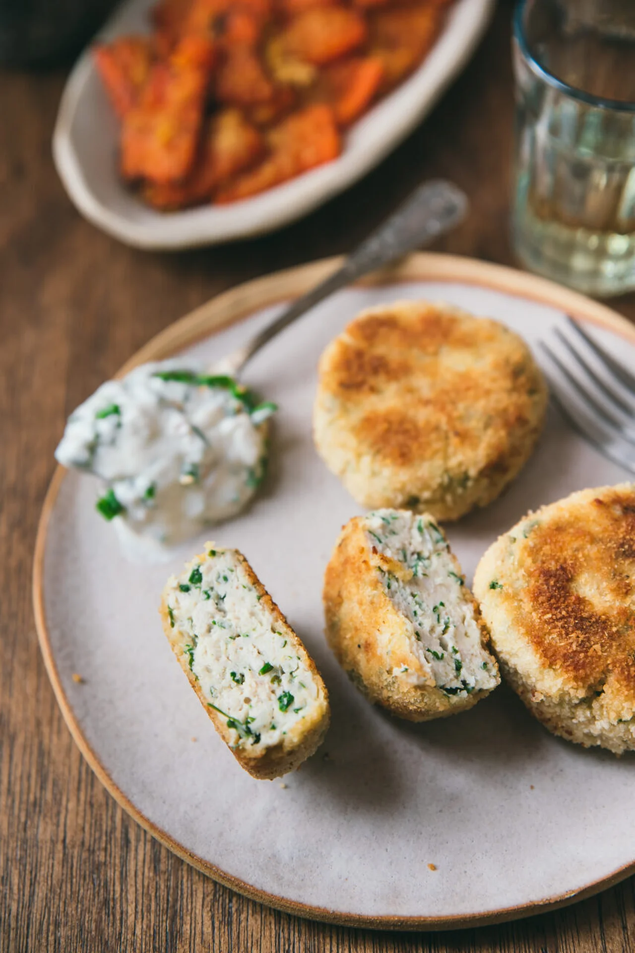 Croquettes de poulet aux herbes