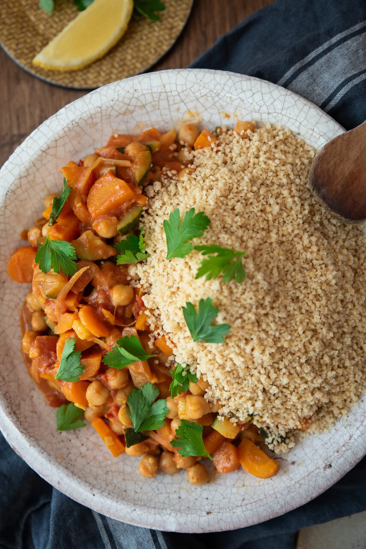 Curry de pois-chiches et légumes