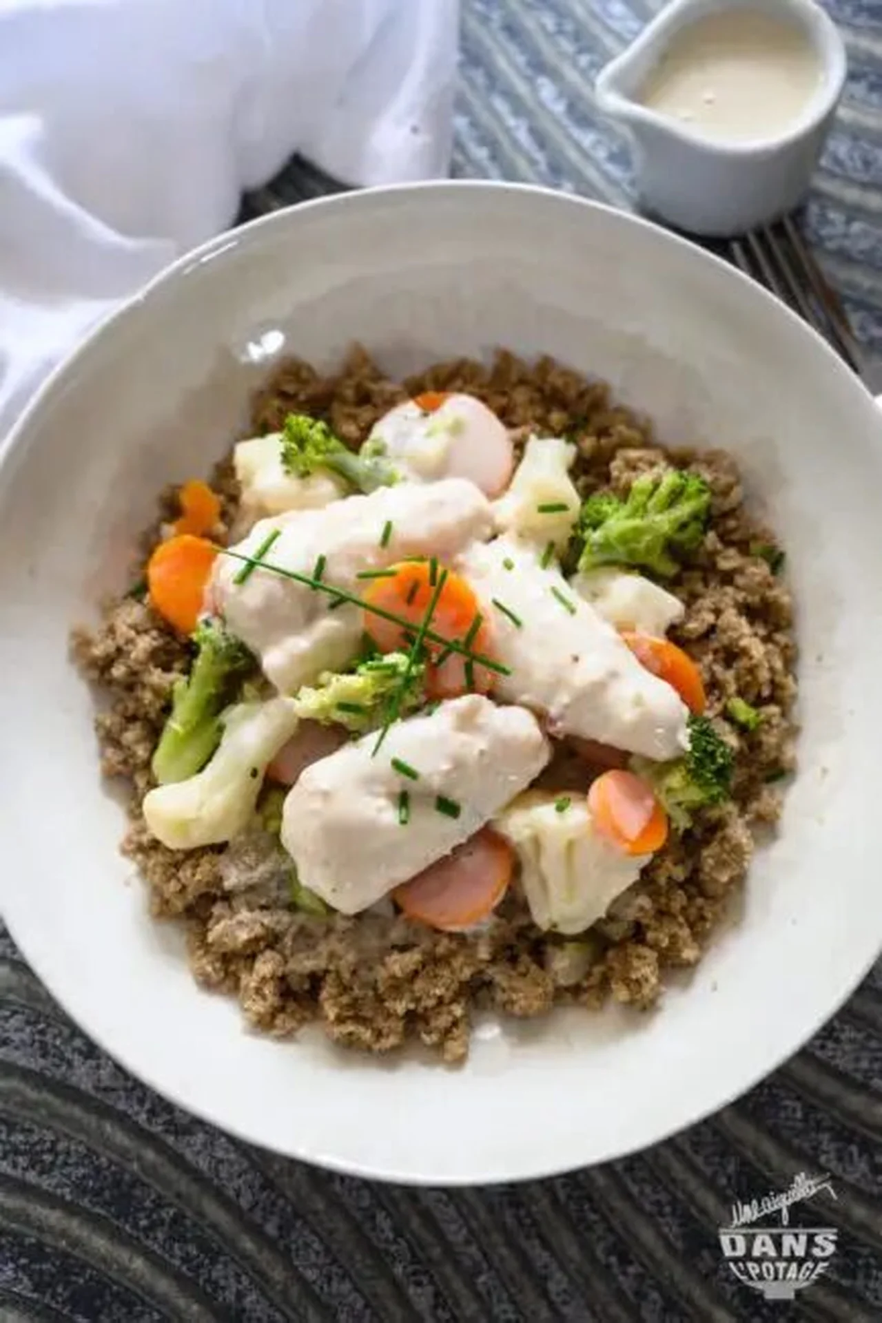 Blanquette de lotte, far de blé noir