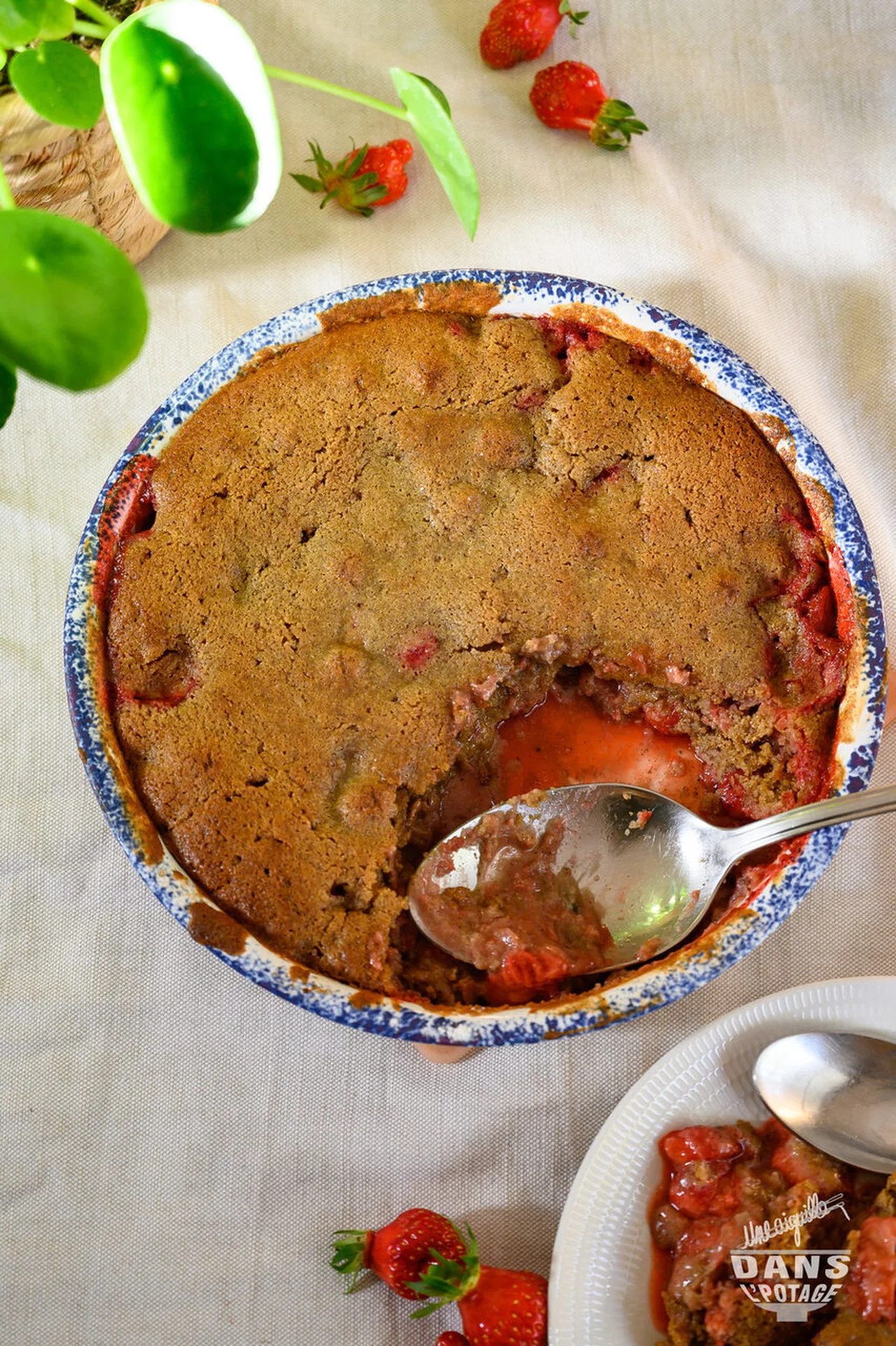 Cobbler aux fraises