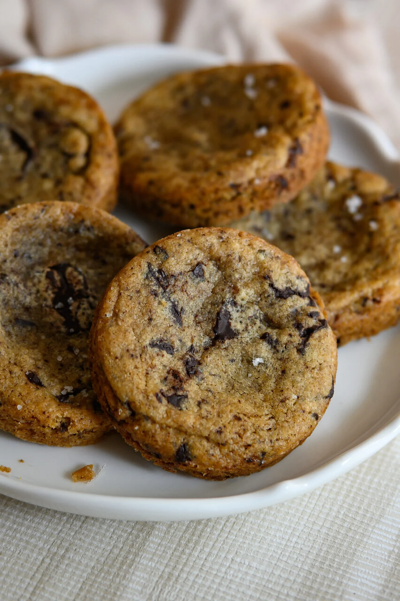 Cookies crousti-fondant chocolat et fleur de sel