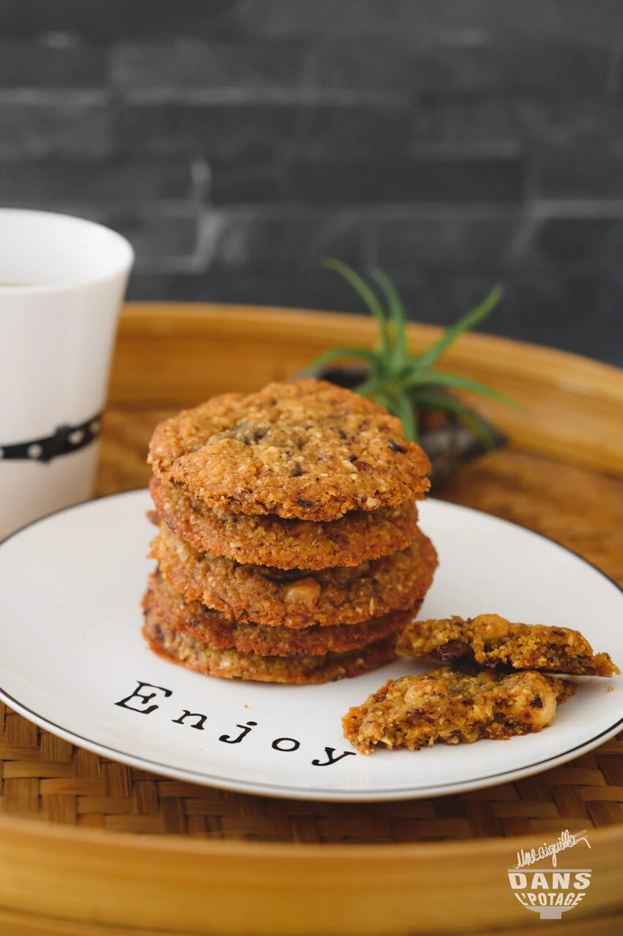 Cookies noisettes chocolat