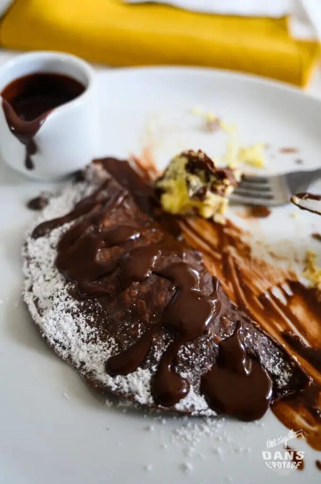Crêpes soufflées chocolat bergamote
