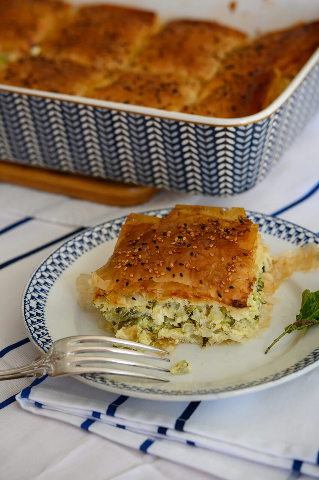 Feuilleté grec à la courgette
