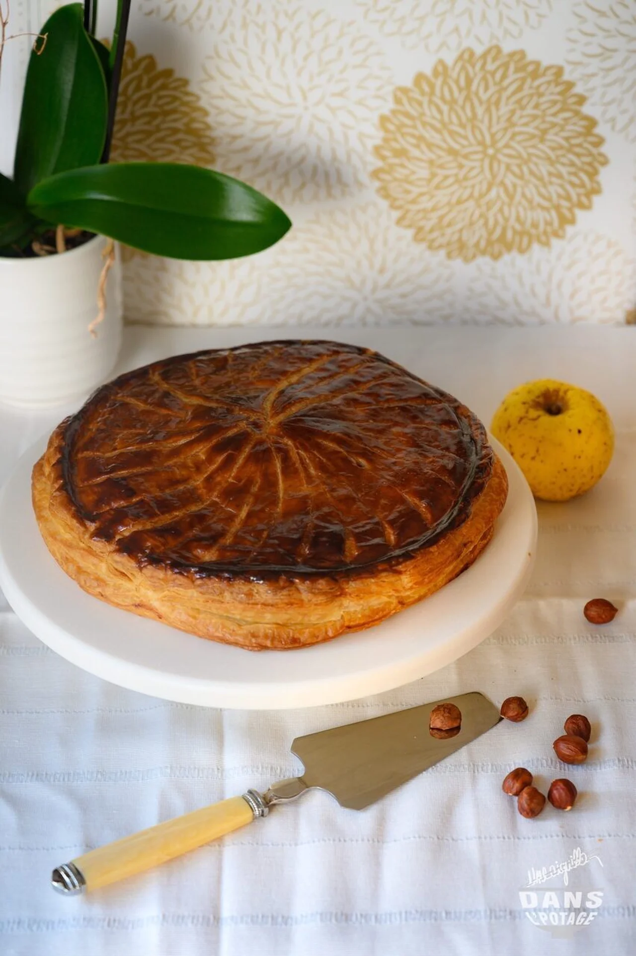 Galette des rois pomme noisette