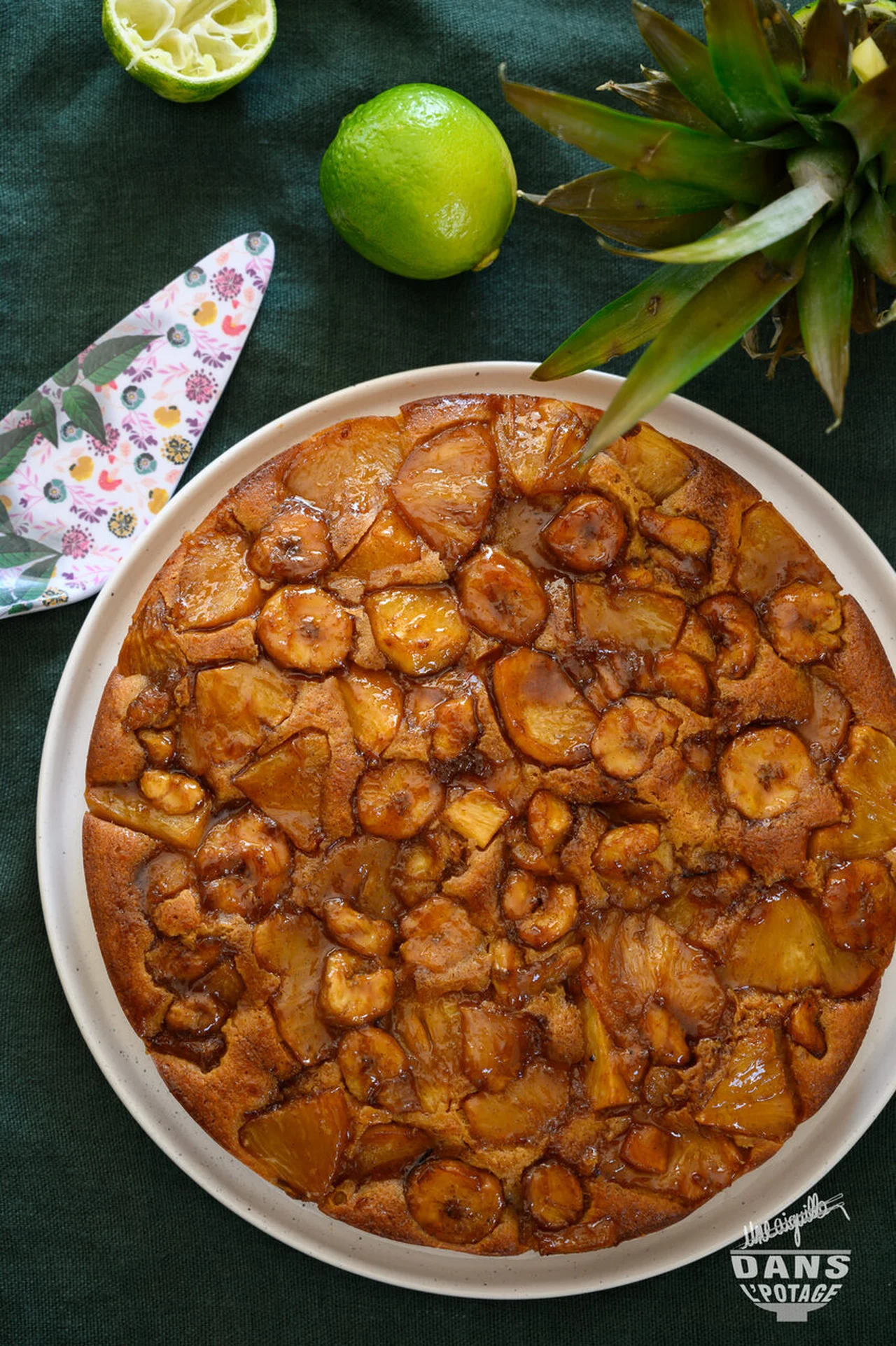 Gâteau créole ananas-banane