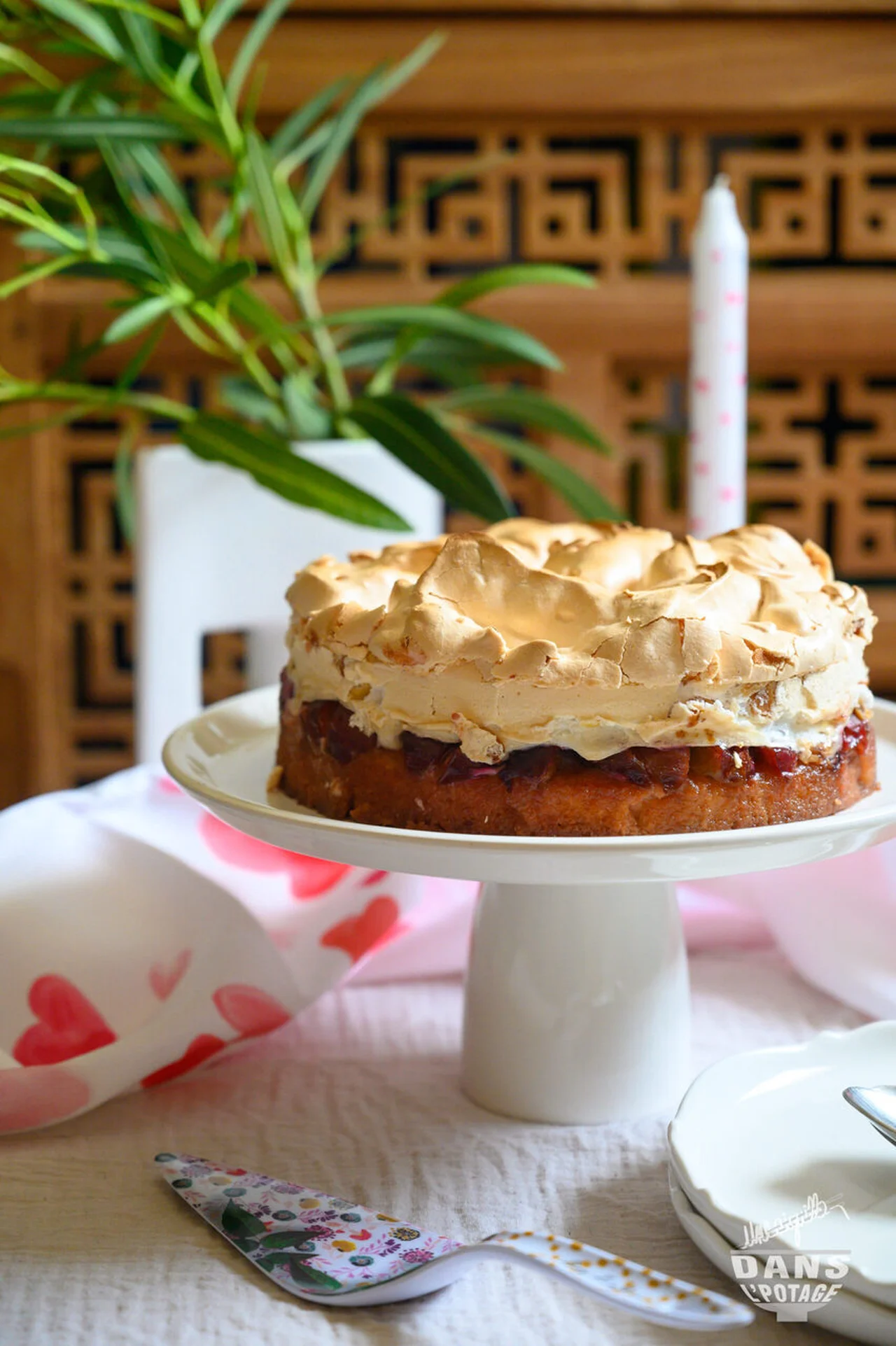 Gâteau Louise aux prunes