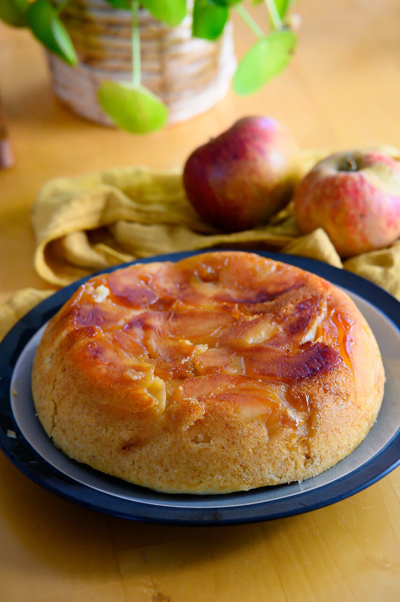 Gâteau renversé aux pommes