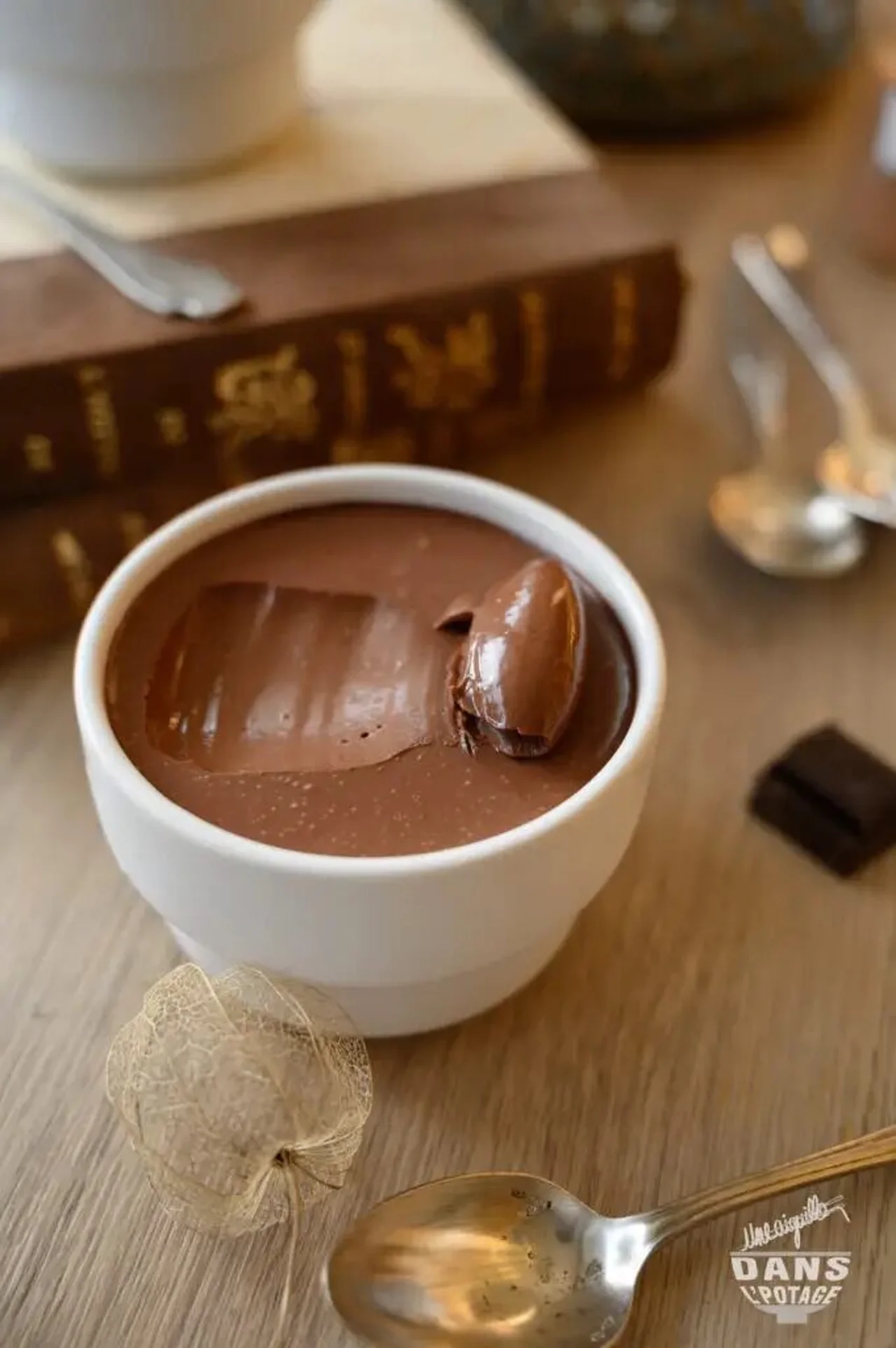 Crème Namelaka au chocolat noir