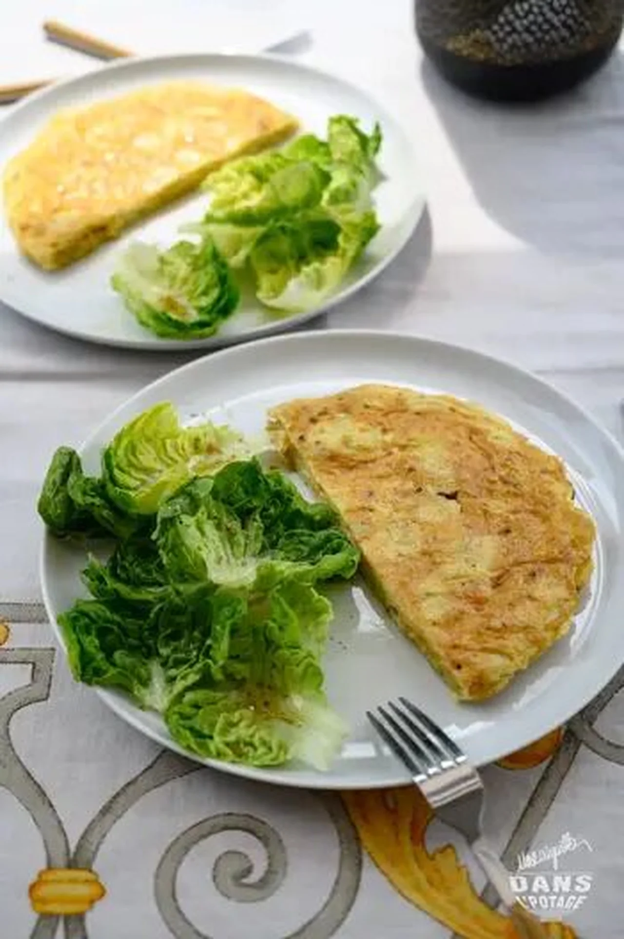 Omelette aux chips du chef Ferran Adria
