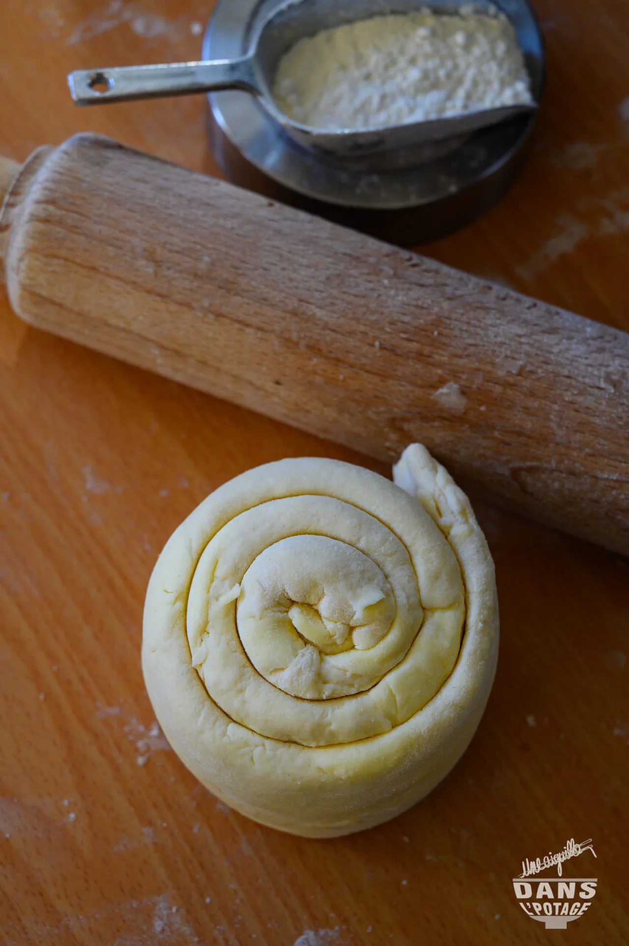 Pâte feuilletée escargot