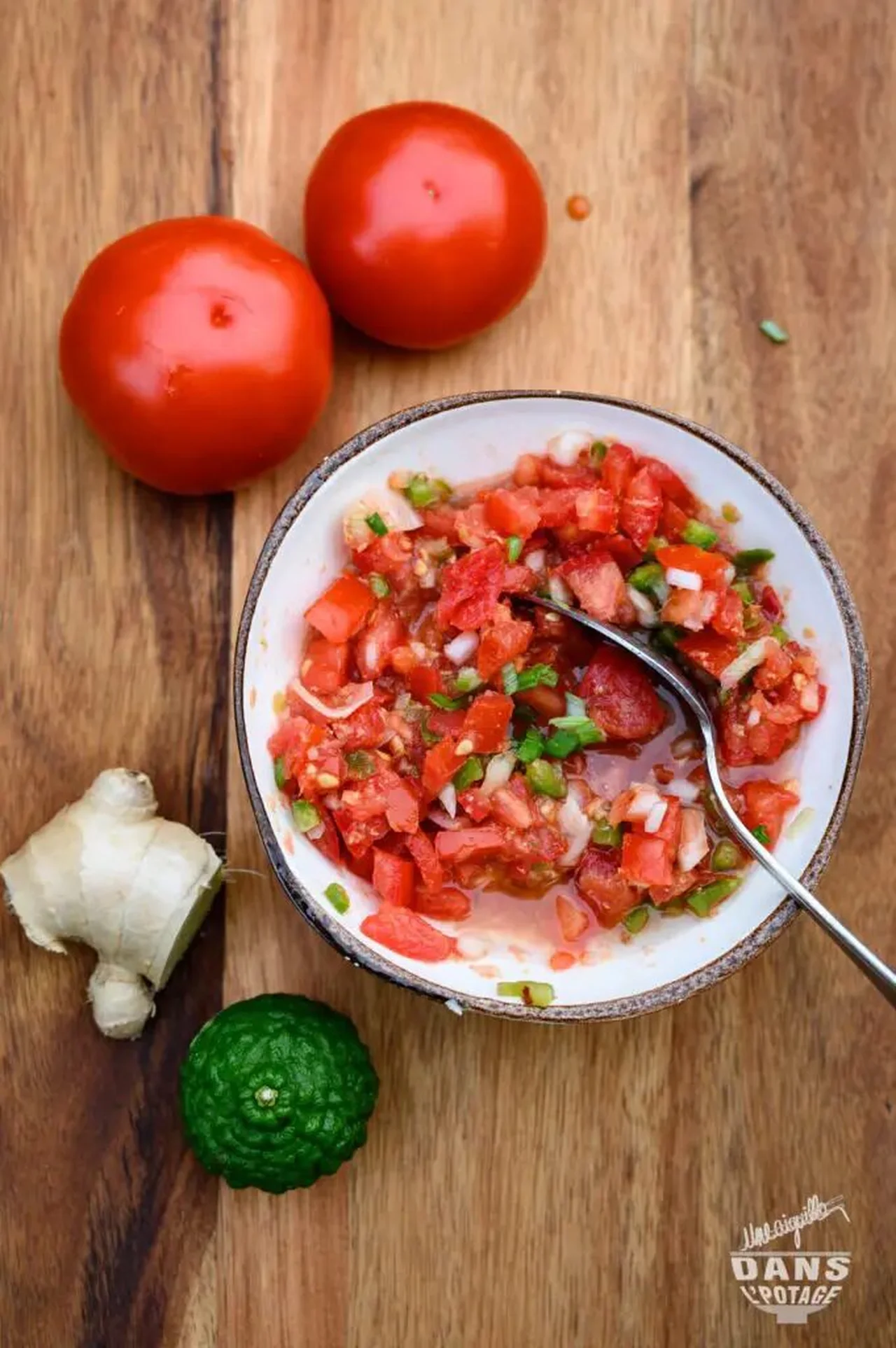 Rougail tomate combava