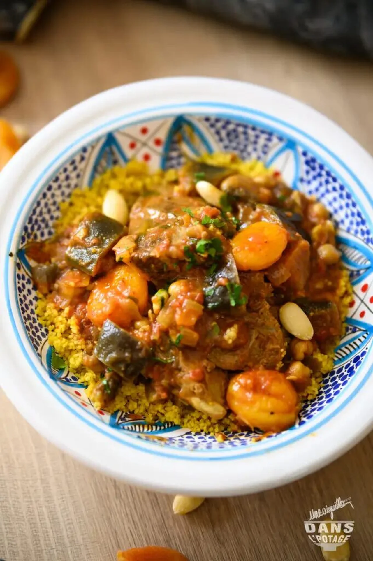 Tajine d'agneau aux abricots secs