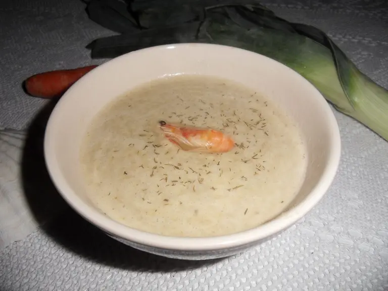 Soupe de poisson au bouillon de carcasses