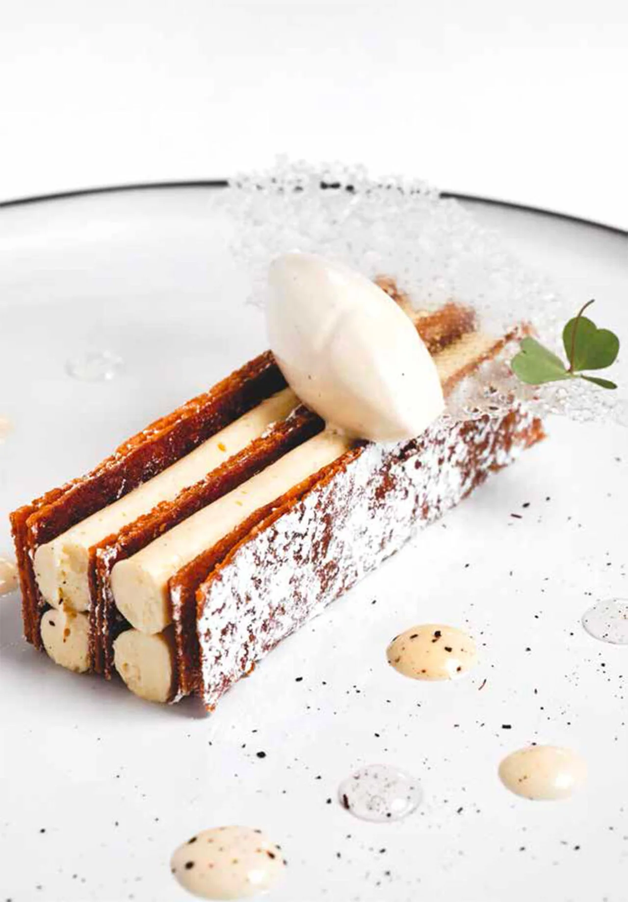 Millefeuilles vanille de Tahiti et caramel fleur de sel