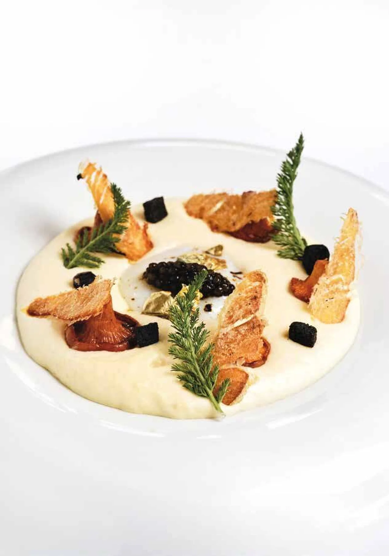 Oeuf de poule, haddock et caviar