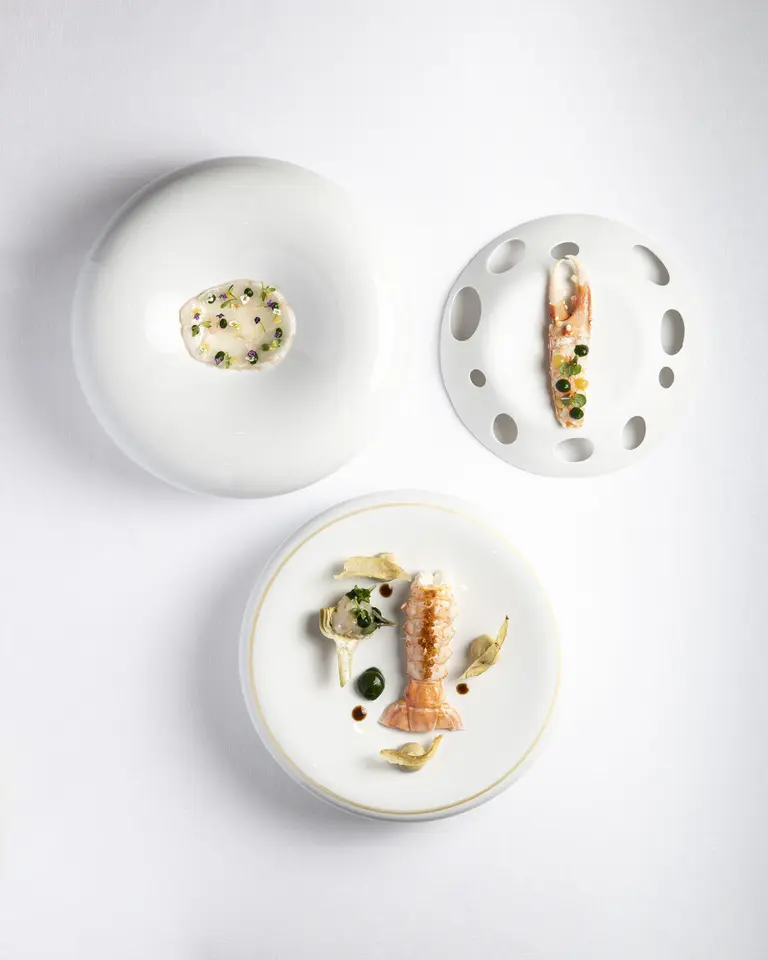 Trilogie gastronomique de langoustines de Bretagne