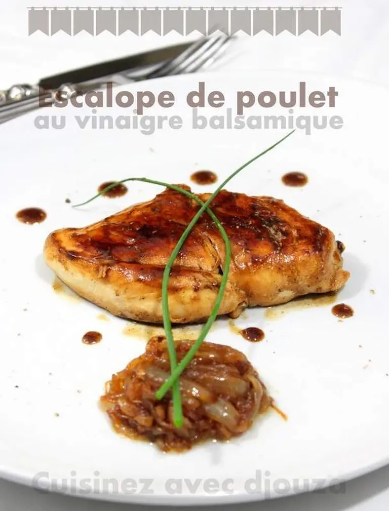 Suprême de volaille sauce Balsamique