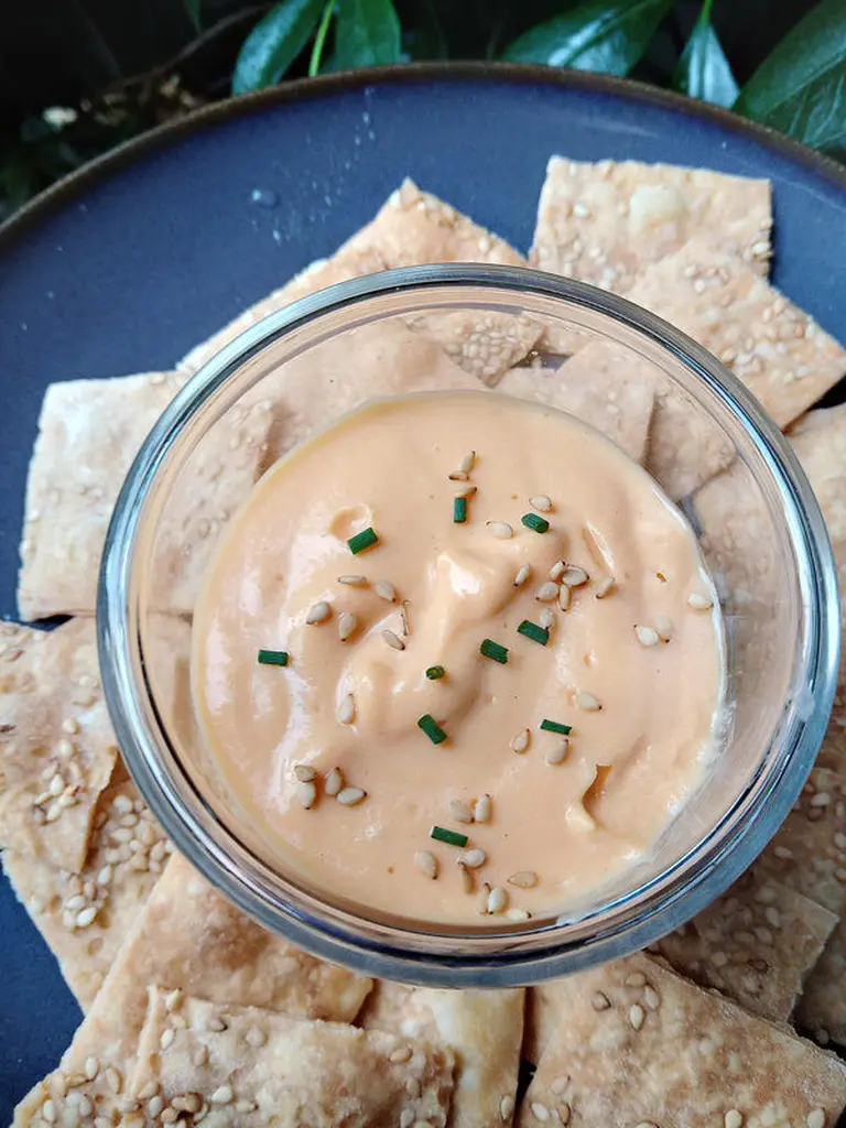 Rillettes de carottes et crackers maison