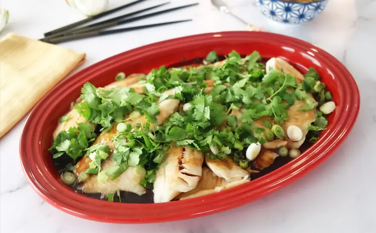 Le poisson vapeur à la chinoise