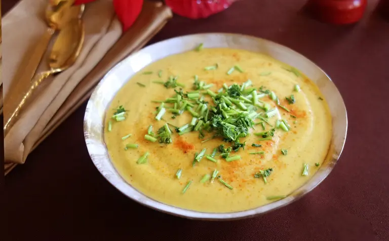 Velouté de patates douces aux épices