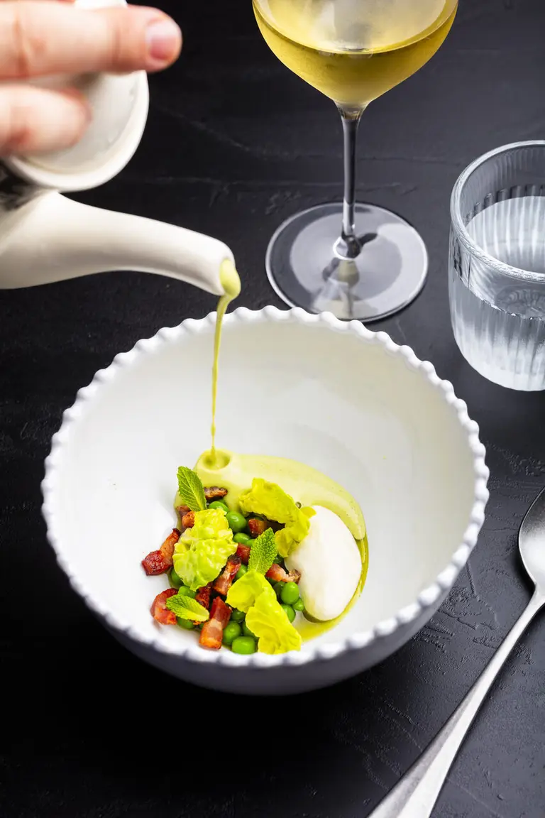 Fraîcheur de petit pois
