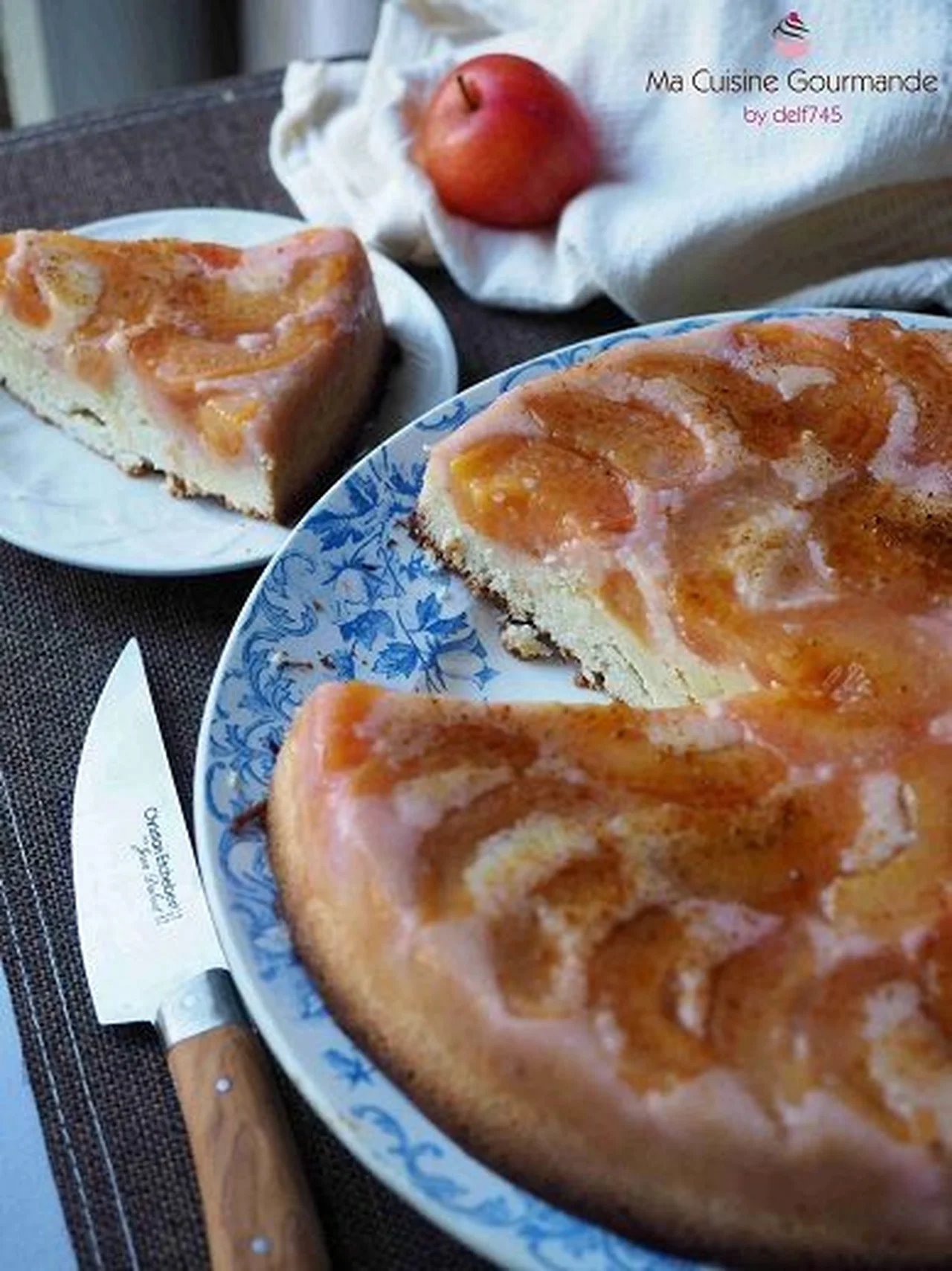 Gâteau Renversé aux Prunes