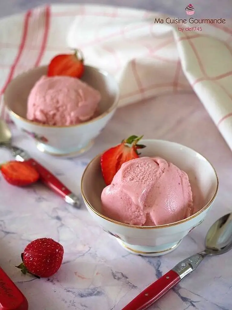 Glace à la Fraise