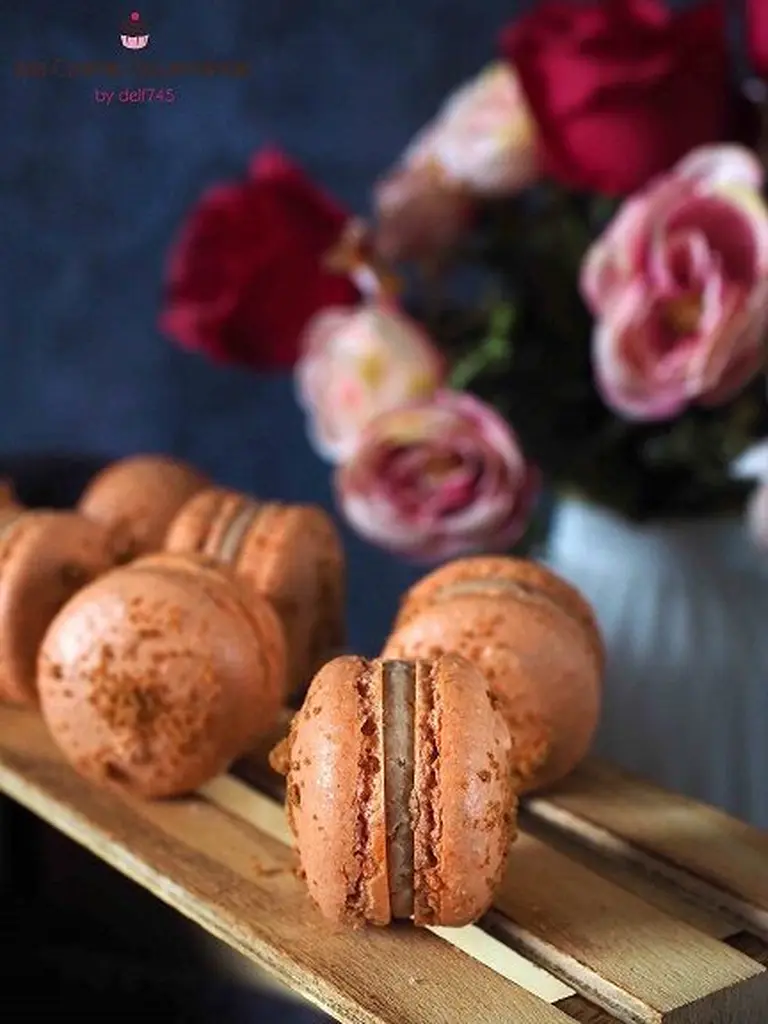 Macarons au Spéculoos