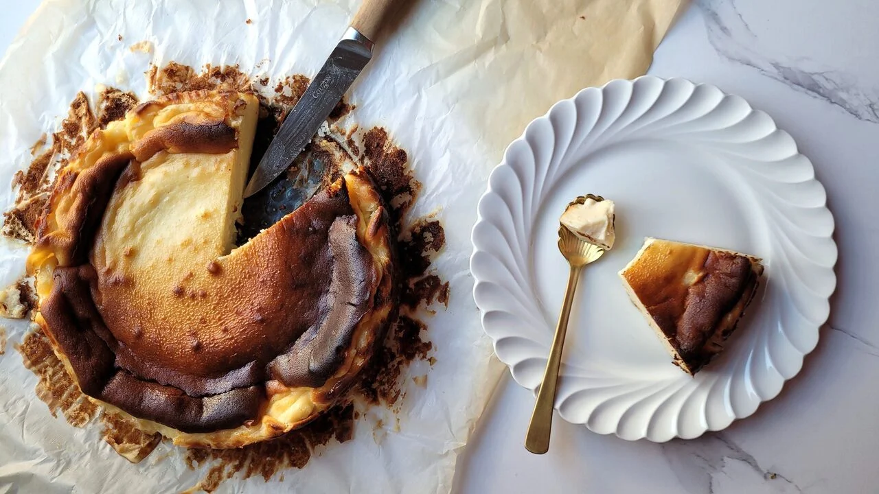 Cheesecake basque ou burnt cake
