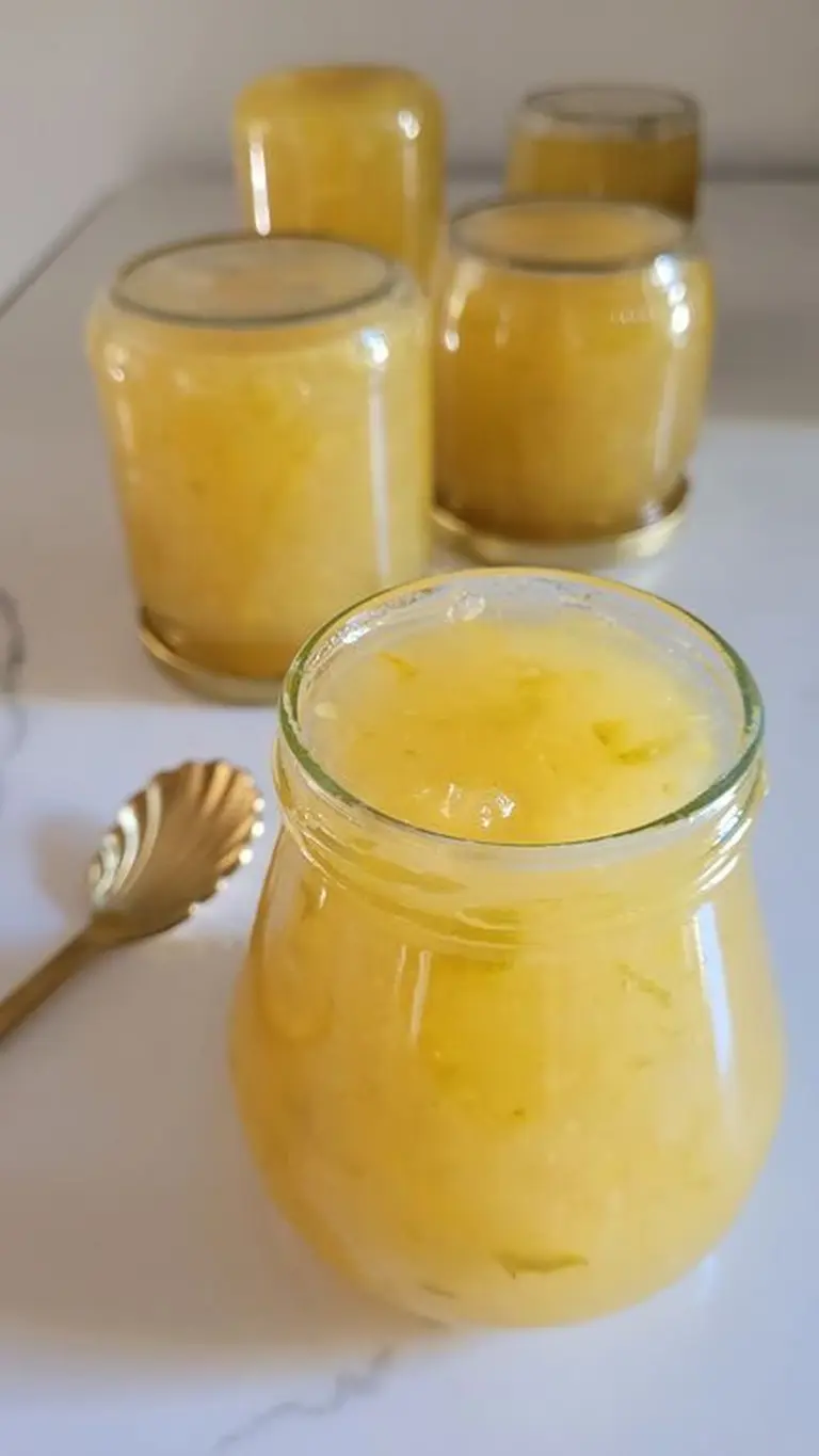 Confiture de cédrat et pointe de menthe