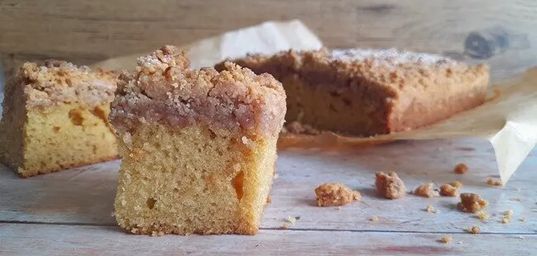 Crumb cake à la cannelle