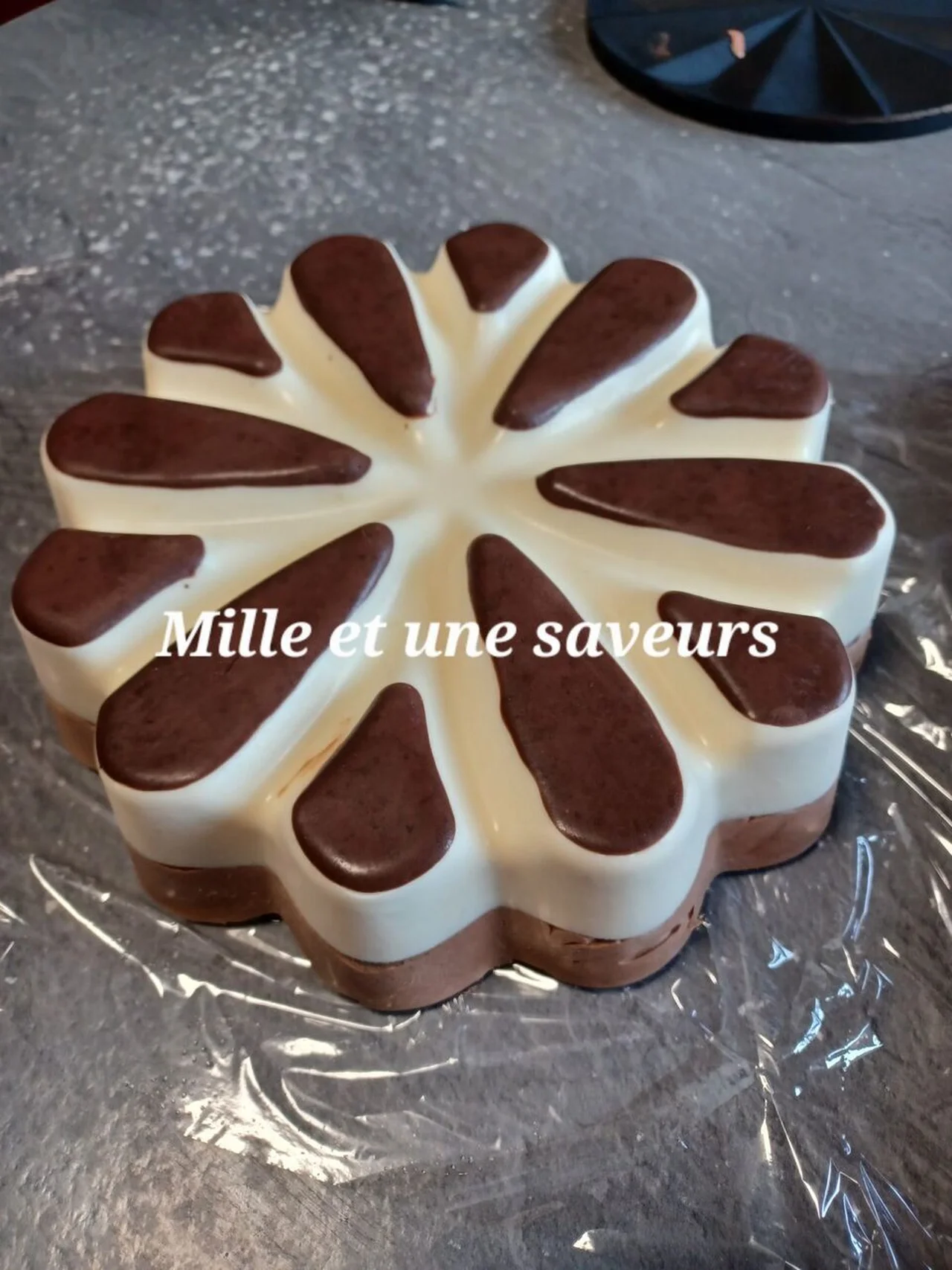 Rosace coco chocolat noir