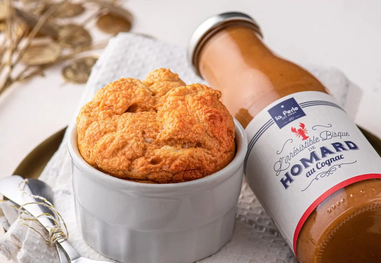 Soufflé à la bisque de homard
