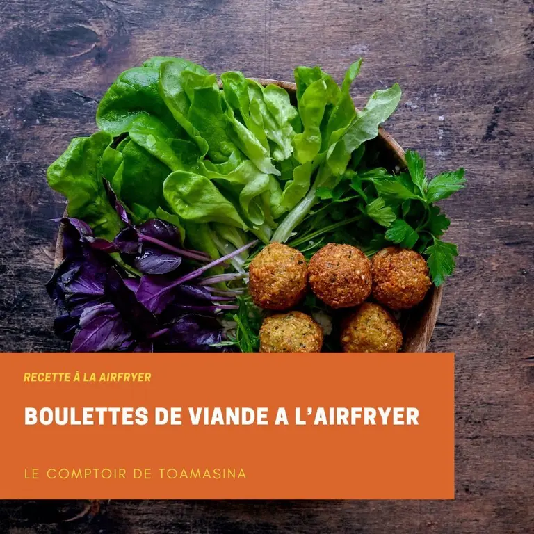 Boulettes de viande à l'Airfryer