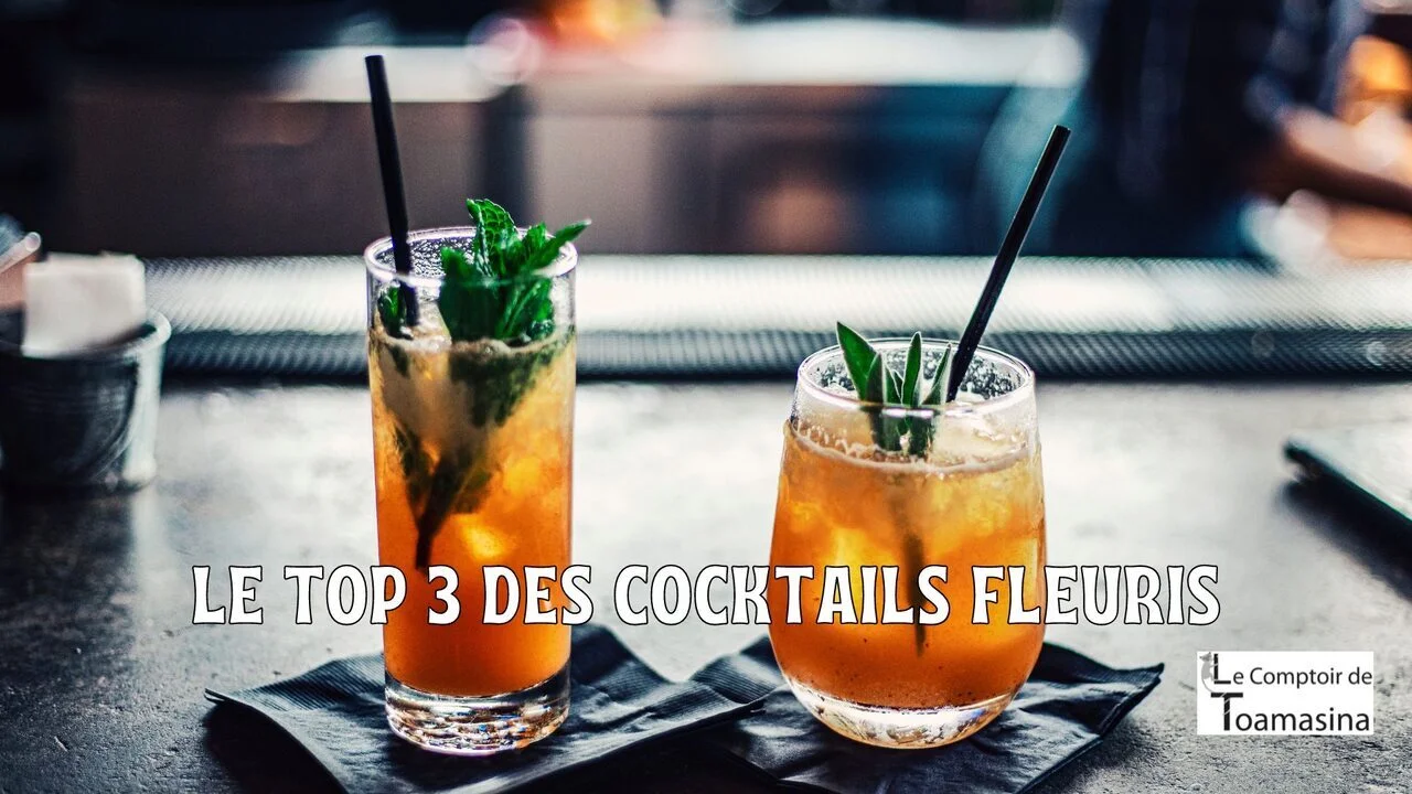 Cocktails fleuris de Chef Arnaud