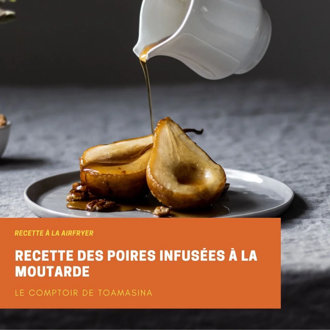 Poire à la moutarde et au poivre long