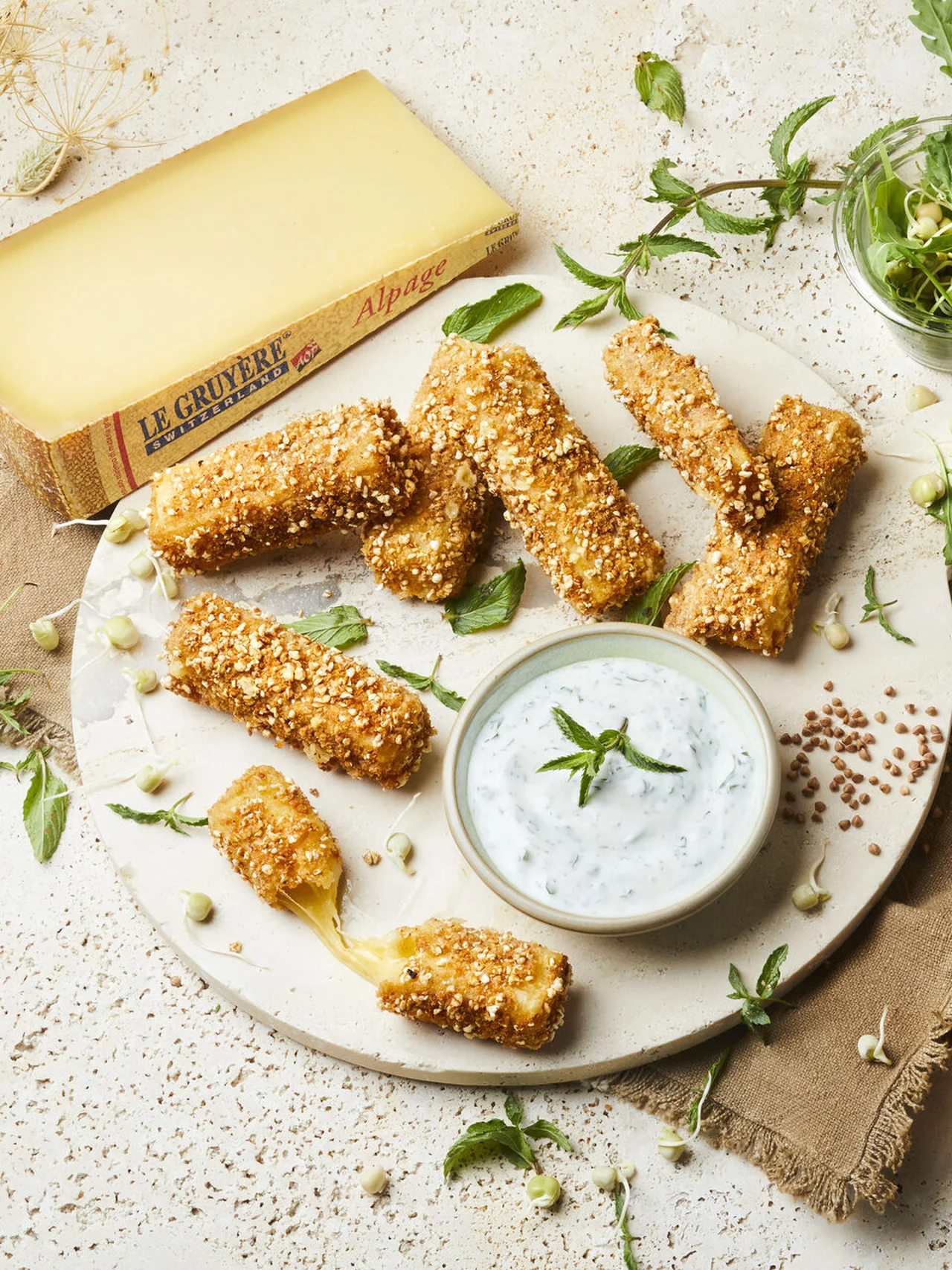 Sticks de gruyère d'alpage AOP et kasha